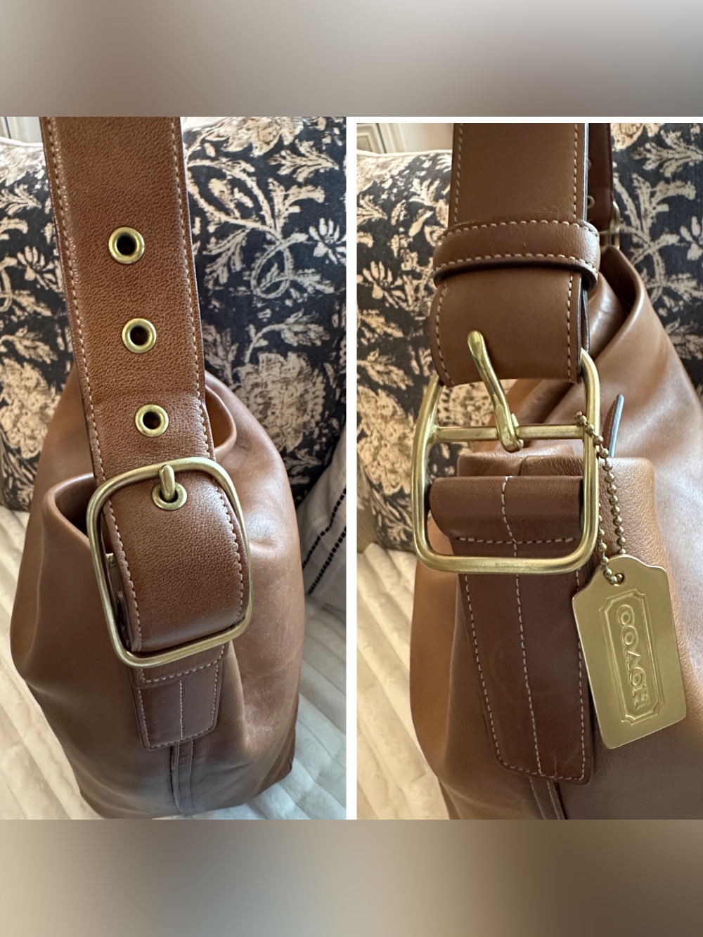 Vintage 2002 Coach Legacy Duffle Bucket Sac (9183) - Picture 11 of 16